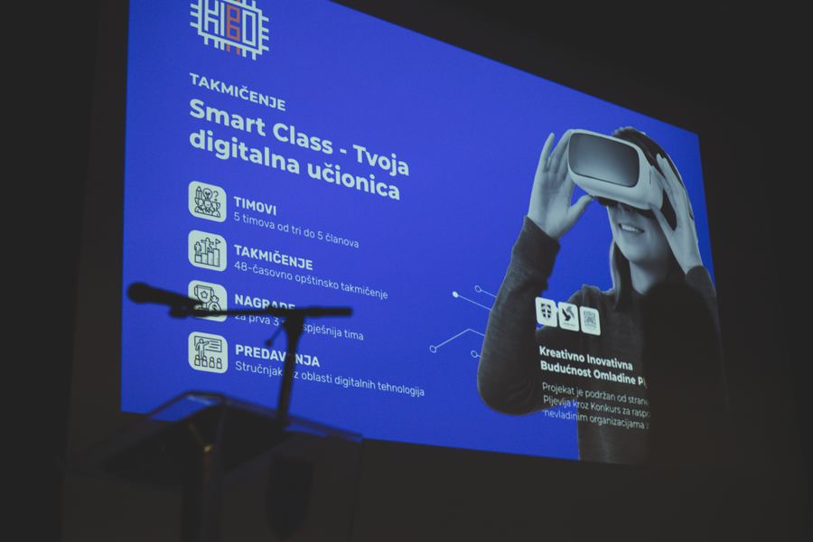 Uvodni slajd takmičenja Smart Class